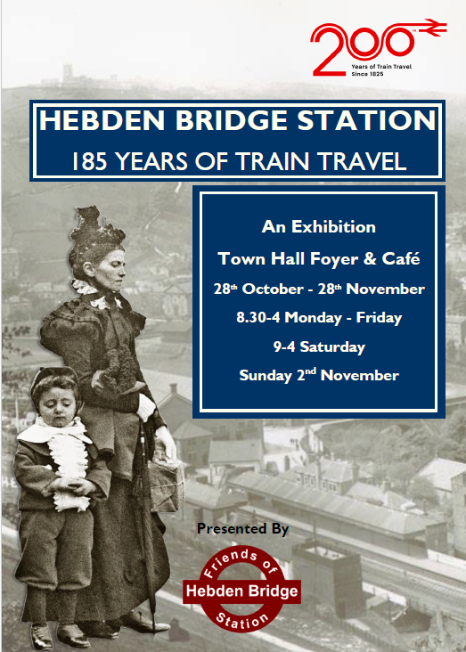 185 years of train travel - Exhibition Poster.
